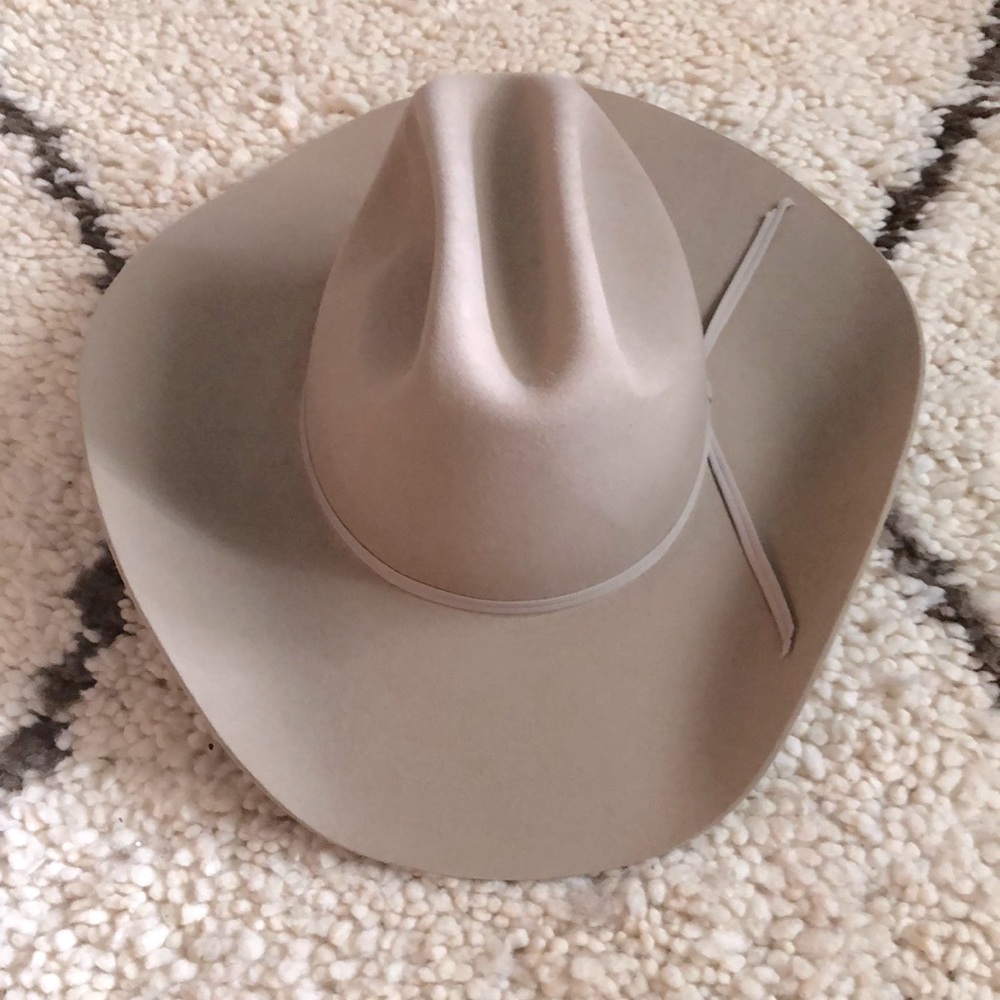 Authentic Stetson 5x Cowboy Hat. Size 58 7 1/4.